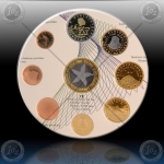 PROOF SET (9 kovancev) SLOVENIJA 2008